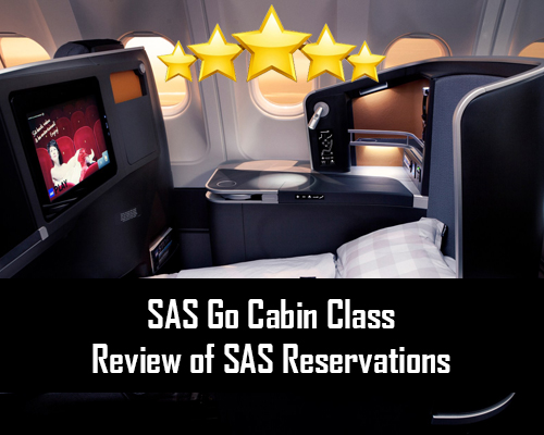 SAS Go Cabin Class Review of SAS Reservations